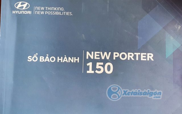 Sá»• báº£o hÃ nh xe táº£i Hyundai New Porter 150